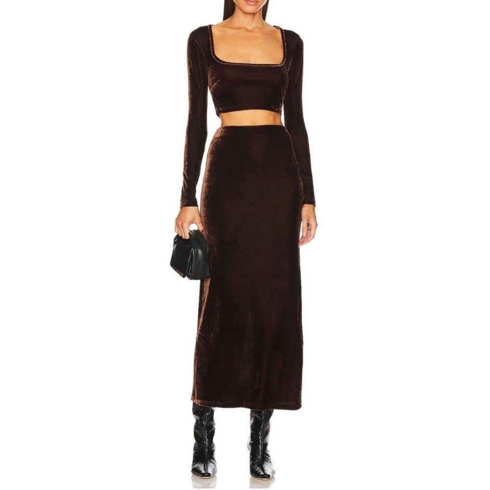 House of Harlow x Revolve Ovelia Velvet Set